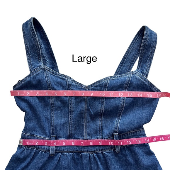 Forte Tiered Denim Western Maxi Dress - Picture 13 of 16